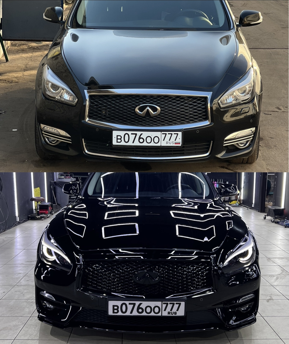 Было/стало, сезон 2023 — Infiniti Q70, 3,7 л, 2015 года | стайлинг | DRIVE2