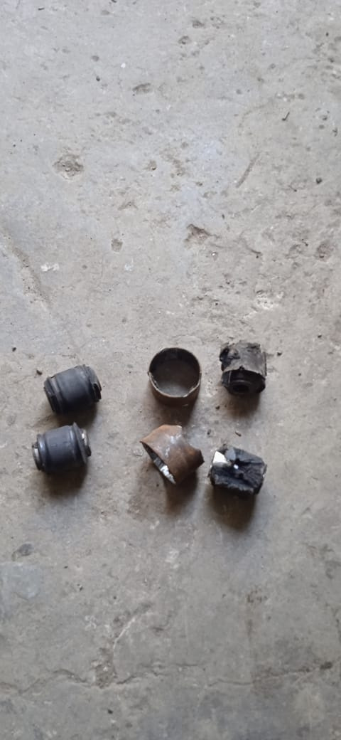 полиуретан в заднюю балку и тягу панара — Audi Coupe (81,85), 2,3 л ...