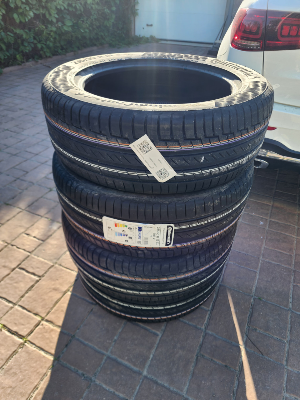 Куплен и установлен Continental ContiPremiumContact 6 235/55 R19 105V —  Mercedes-Benz GLC (X253), 2 л, 2022 года | шины | DRIVE2