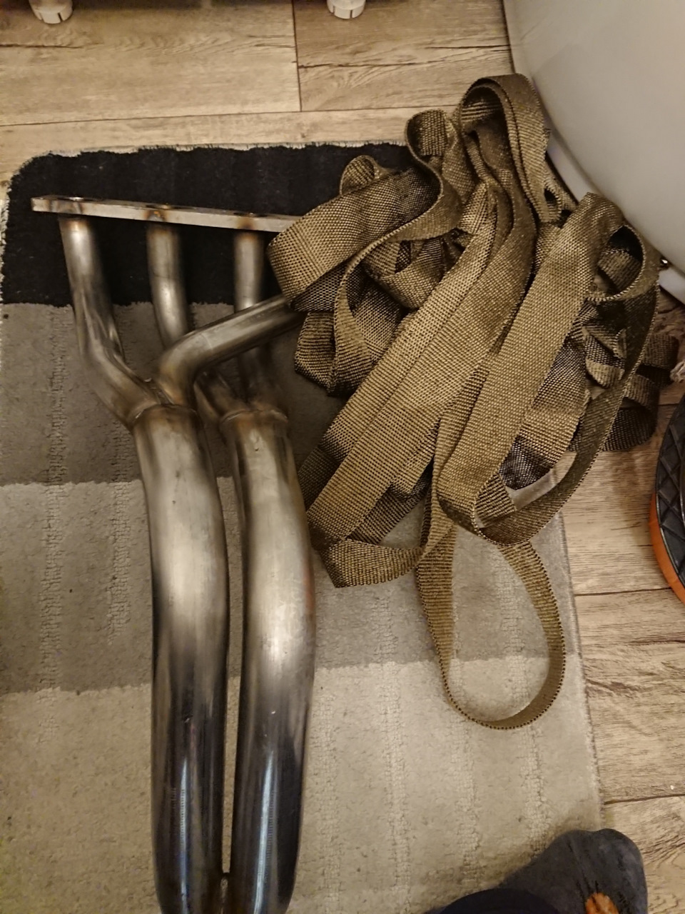 Обмотка паука базальтовой лентой — Lada Калина 2 Спорт, 1,6 л., 2017 ...