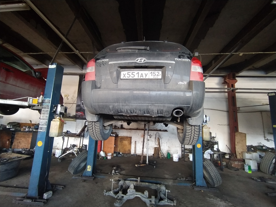 Переборка МКПП, Раздатки, замена сцепления. — Hyundai Tucson (JM), 2 л ...