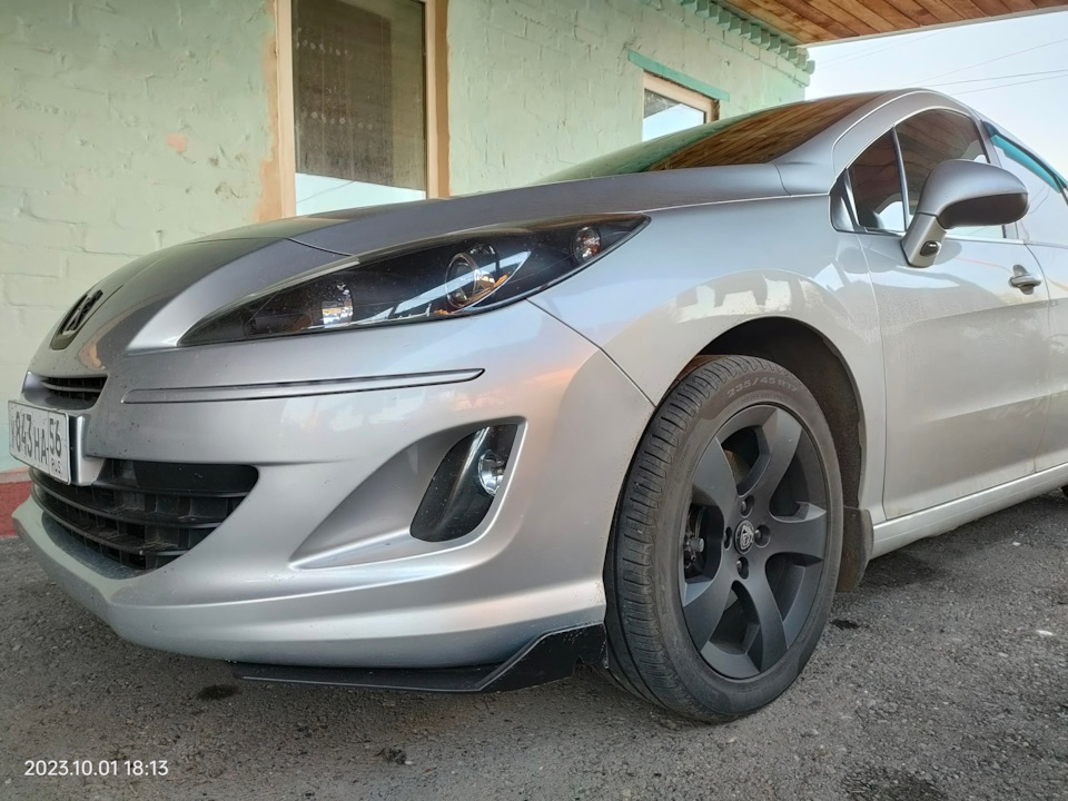 Пружины с занижение на пежо 408 — Peugeot 408 (1G), 1,6 л, 2013 года ...