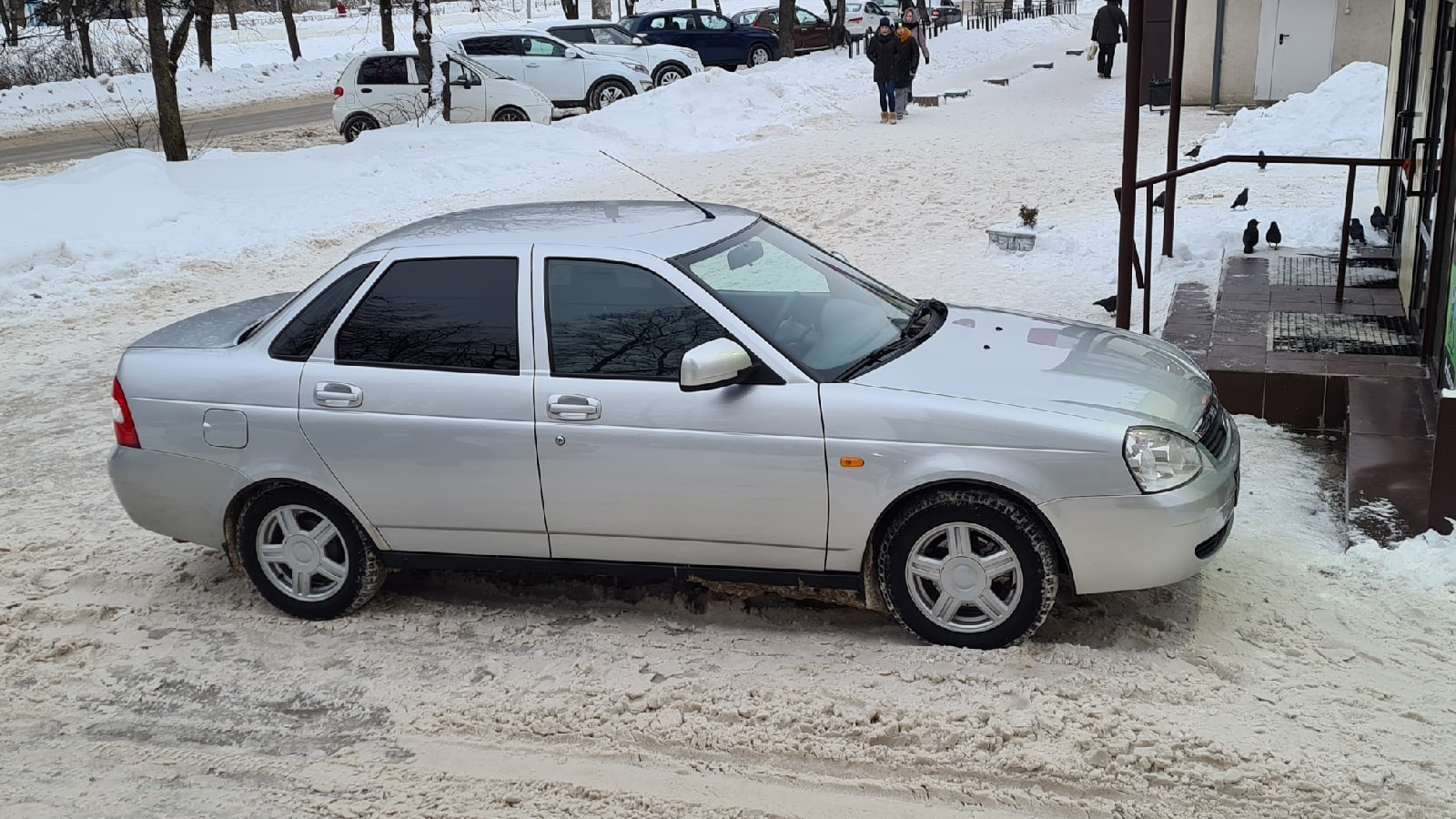 Lada Приора седан 1.6 бензиновый 2012 | Серебристая трудяга на DRIVE2