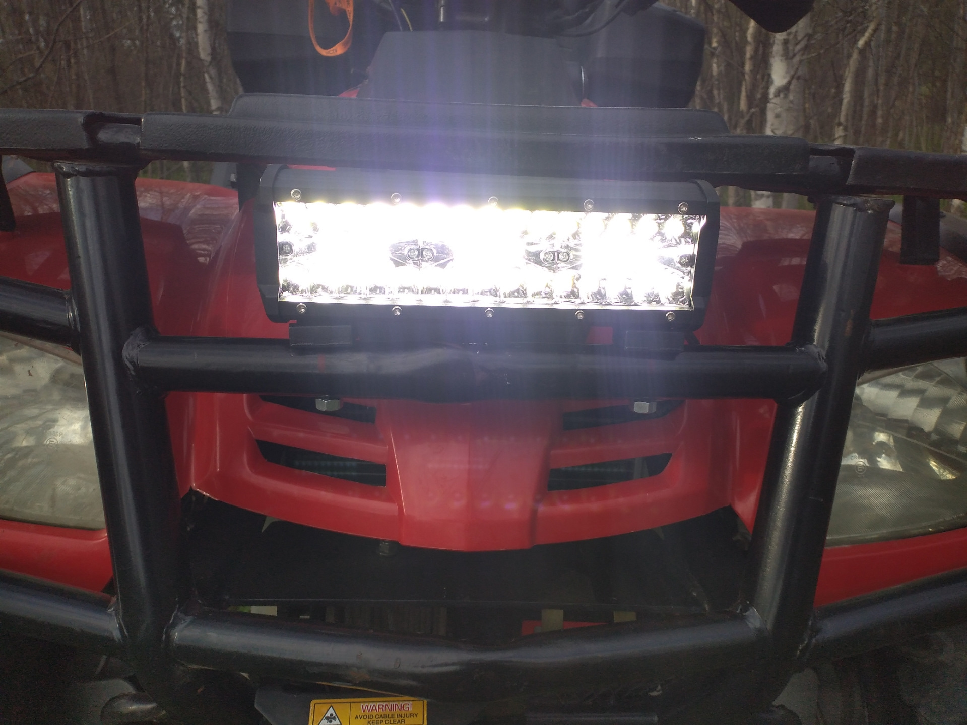 Доп свет на квадроцикл — Buyang atv 300, 0,5 л, 2014 года | тюнинг | DRIVE2
