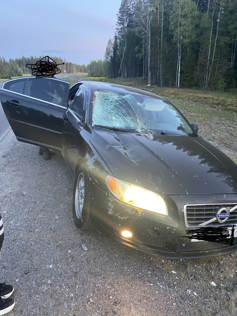 Встреча ЛОСЕЙ — Volvo S80 (2G), 3,2 л, 2007 года | ДТП | DRIVE2