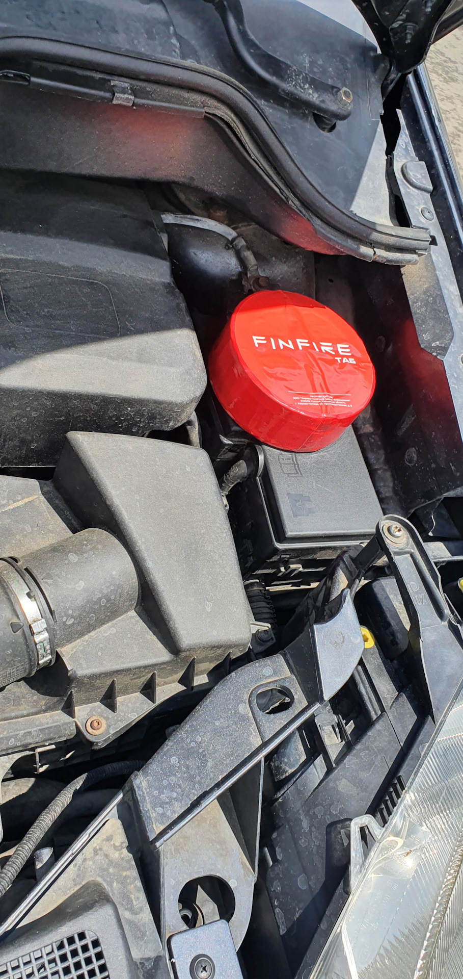 Огнетушитель FinFIRE TAB под капот — Ford C-Max I, 2 л, 2006 года ...