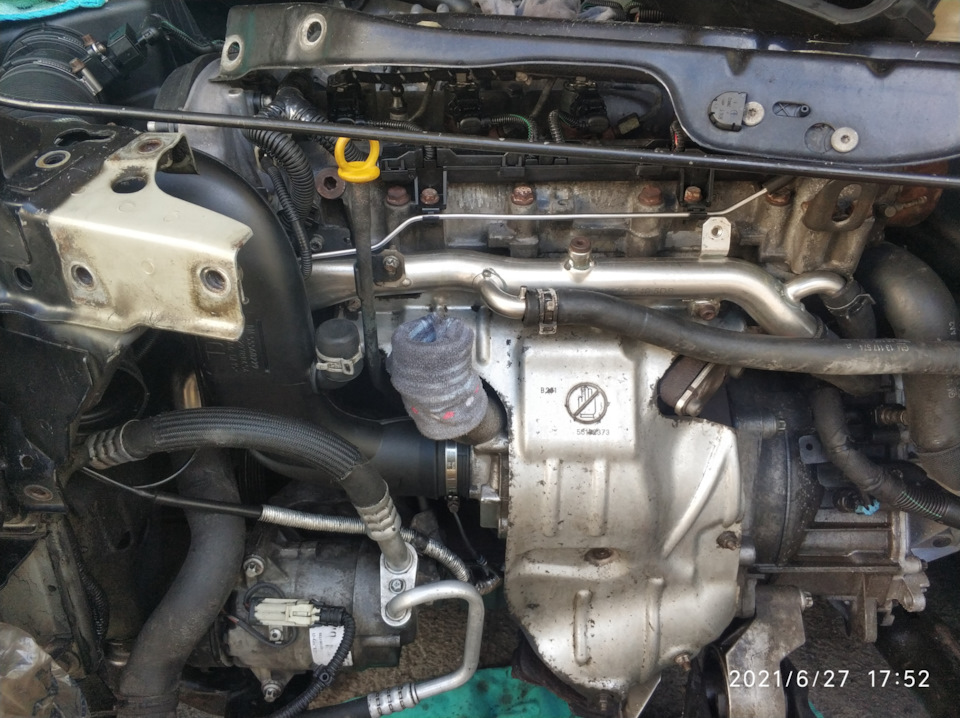 69. Замена патрубка системы охлаждения на нержавейку — Opel Zafira B, 1 ...