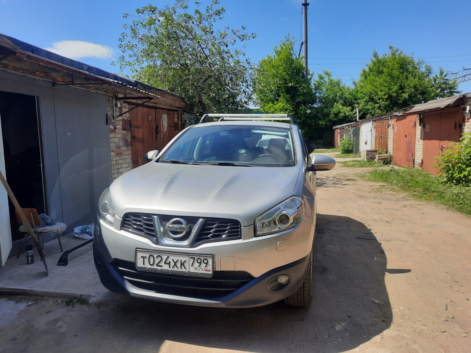 Установка оригинального багажника Nissan qashqai j10 — Nissan Qashqai ...