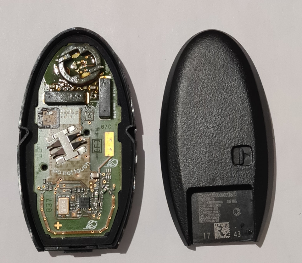 Замена корпуса брелка — Nissan Murano II, 3,5 л, 2010 года | своими ...