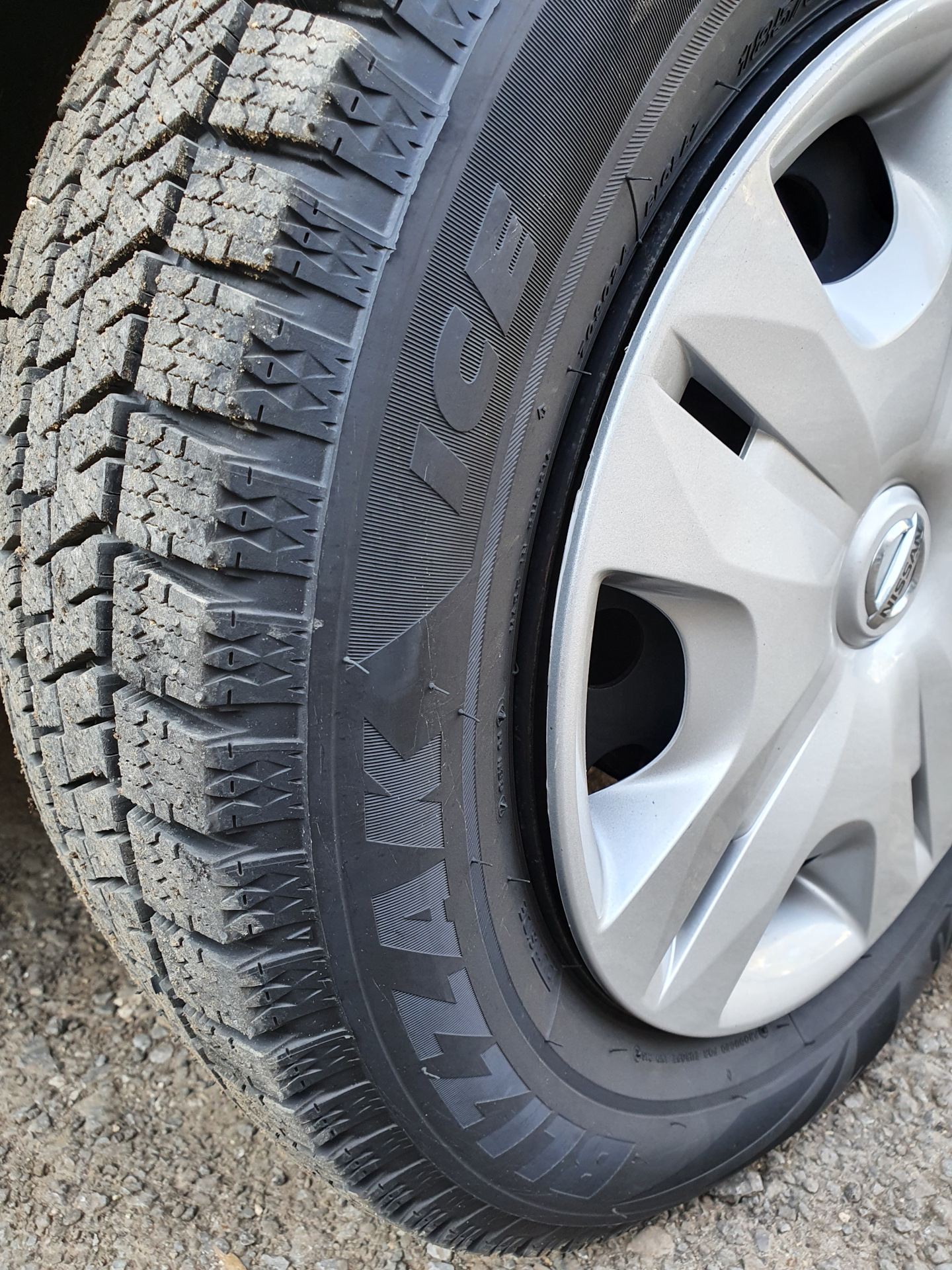 Новая резина Bridgestone Blizzak Ice — Nissan Almera Classic (B10), 1,6 ...