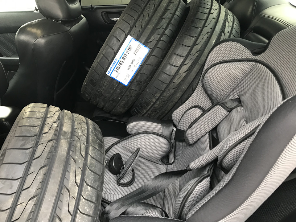 Летние шины TOYO TYDRB 215/45/17 — Honda Accord (6G), 2 л, 1998 года ...