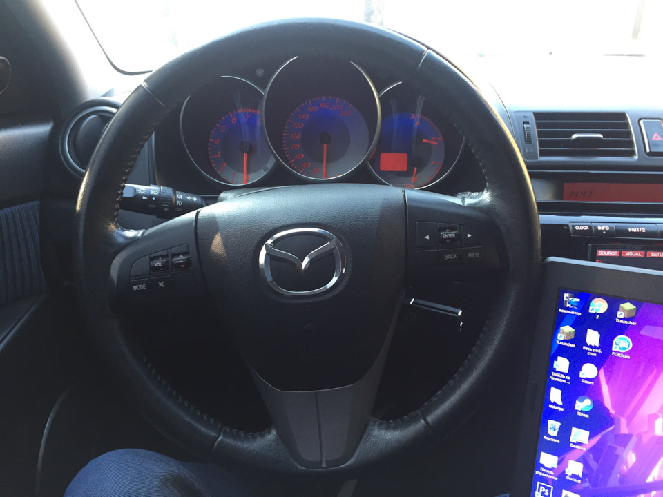 Руль от BL на BK — Mazda 3 (1G) BK, 1,6 л, 2003 года | тюнинг | DRIVE2