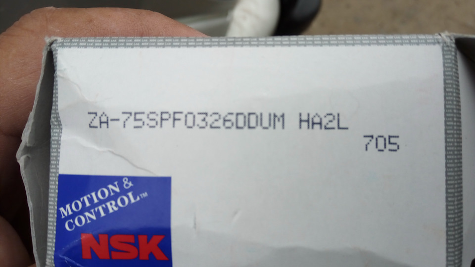 ZA75SPF0326DDUM Натяжной ролик (1355) NSK ZA-75SPF0326DDUM NSK ...