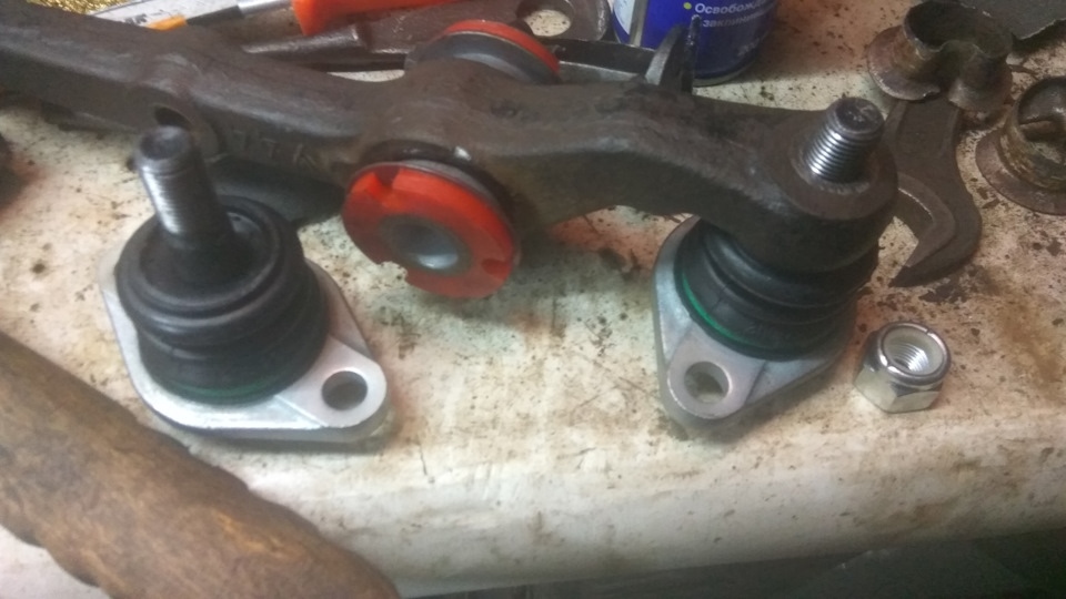 замена ромашек, рулевых наконечников и шаровых, сход развал — Lada ...