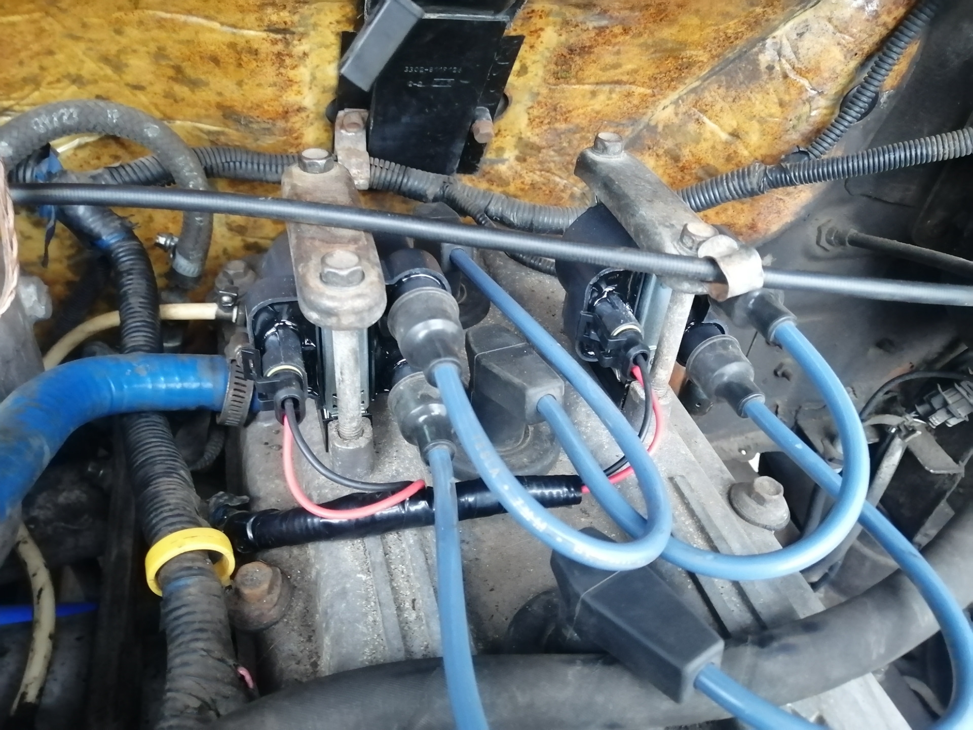 Замена катушек зажигания. — ГАЗ Соболь, 2,5 л, 2006 года | запчасти ...