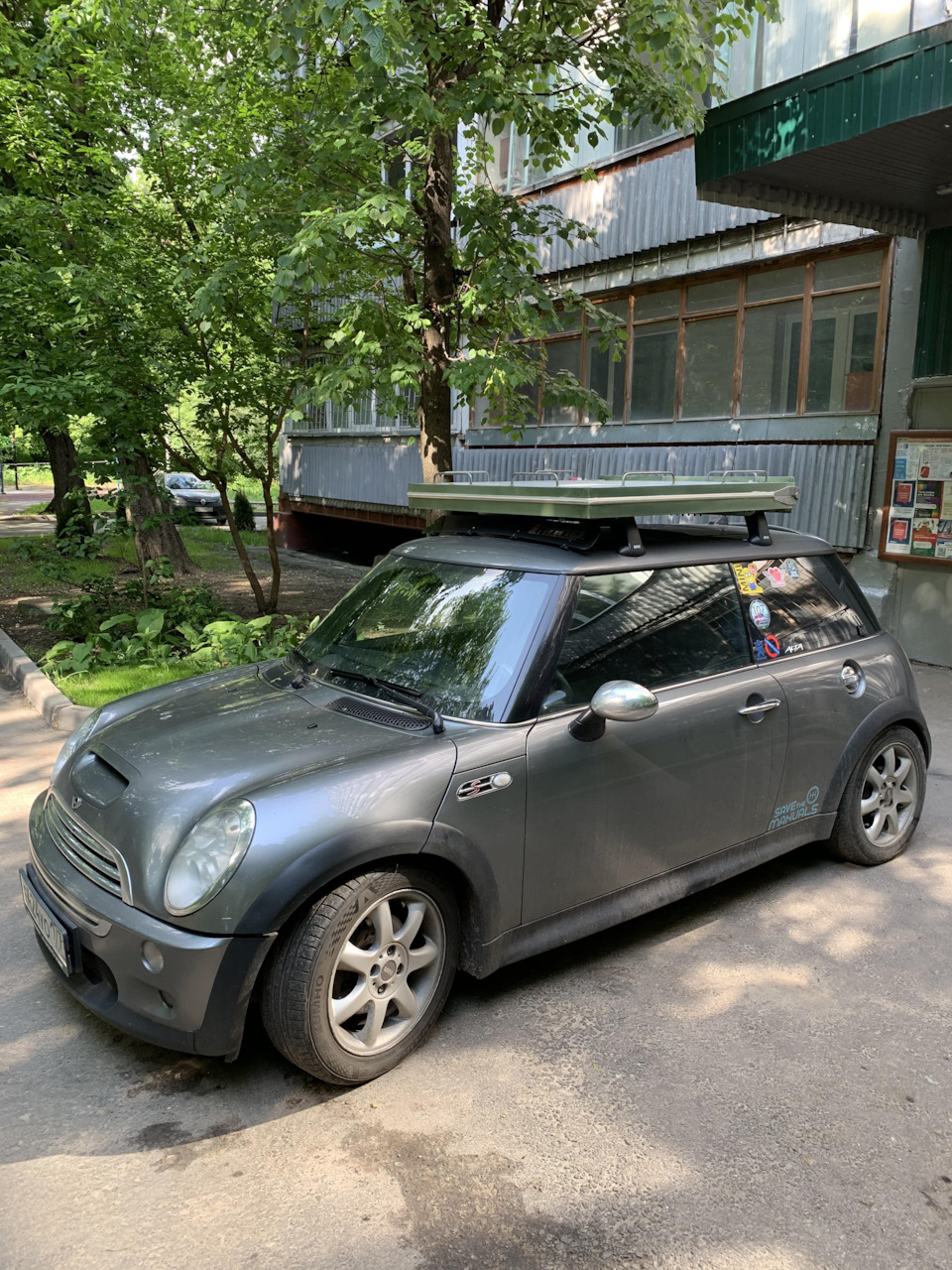 Палатка АП-1 на Mini Cooper S R53 — MINI Cooper S Mk I, 1,6 л, 2005 года |  путешествие | DRIVE2