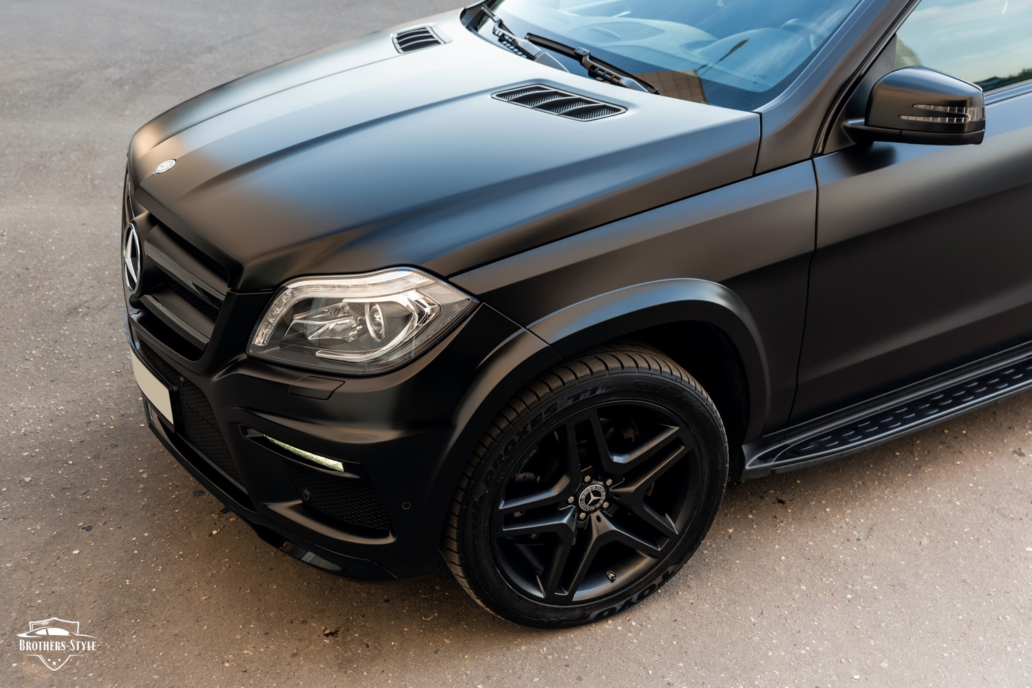 Mercedes GLS Grey Satin