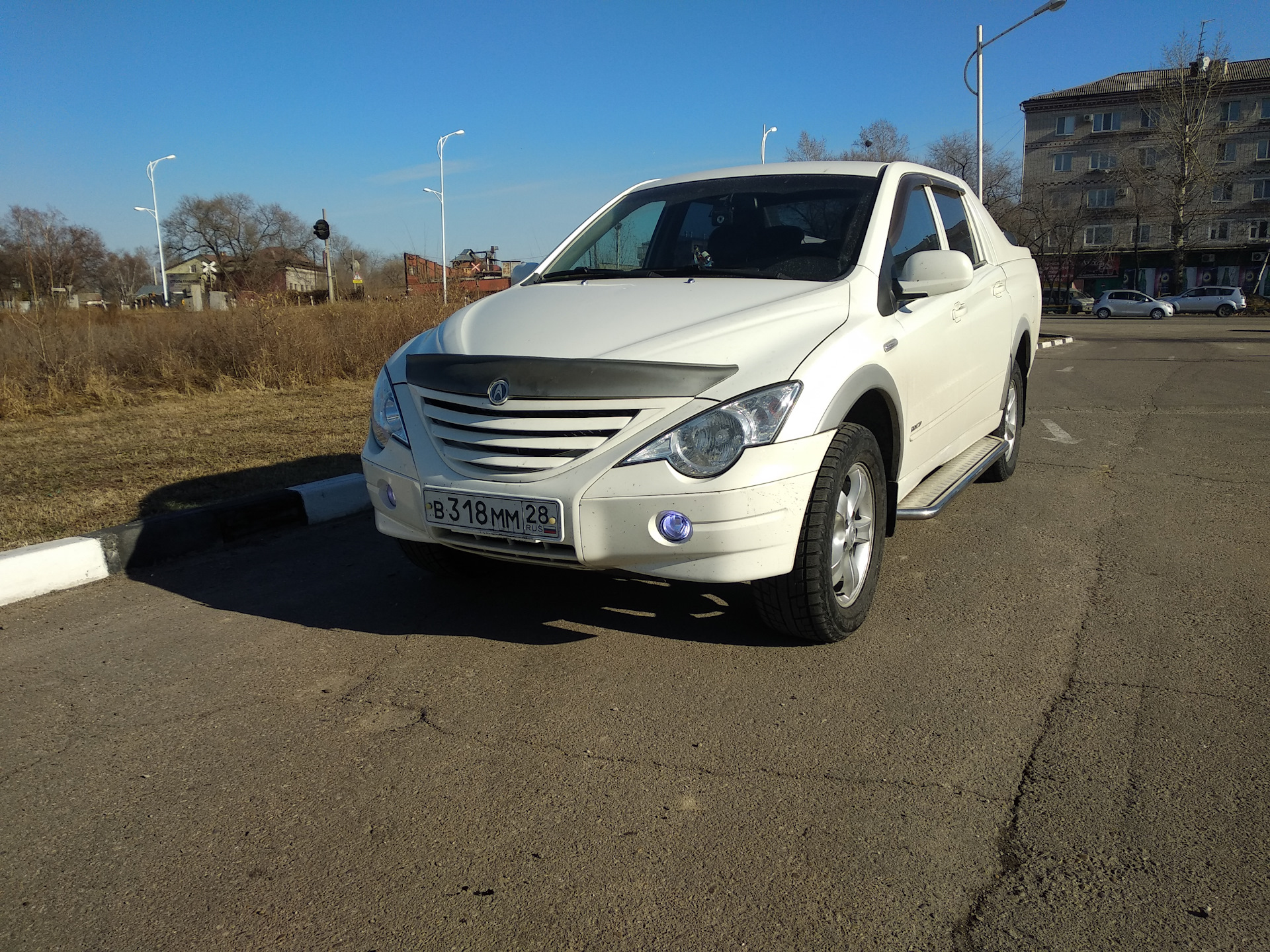 Пороги Все пороги — SsangYong Actyon Sports (1G), 2 л, 2008 года |  аксессуары | DRIVE2