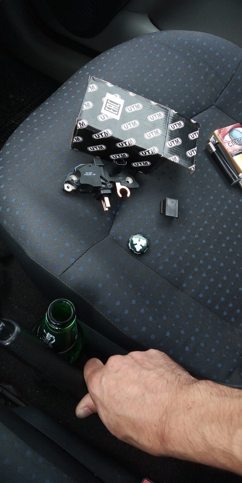 пропала зарядка на рено симбол что делать