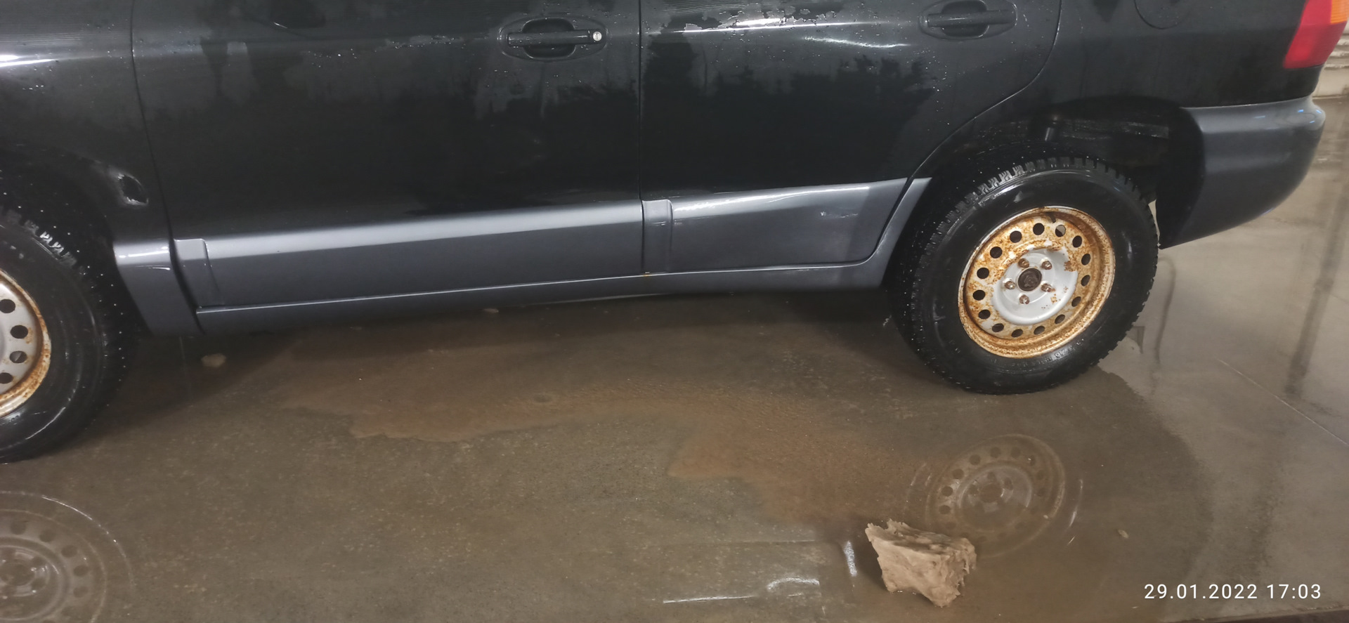 Брызговики на Санта фе 2001 — Hyundai Santa Fe (1G), 2,7 л., 2001 года ...