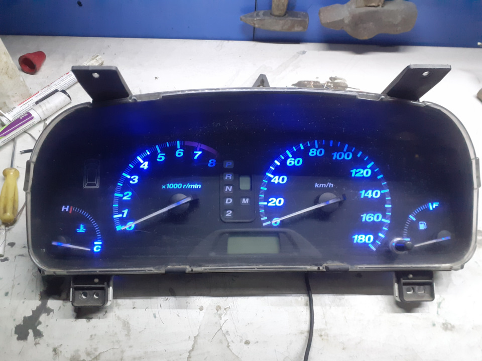 Пересвет по лайту щитка приборов Хонда одиссей RA6 — DRIVE2