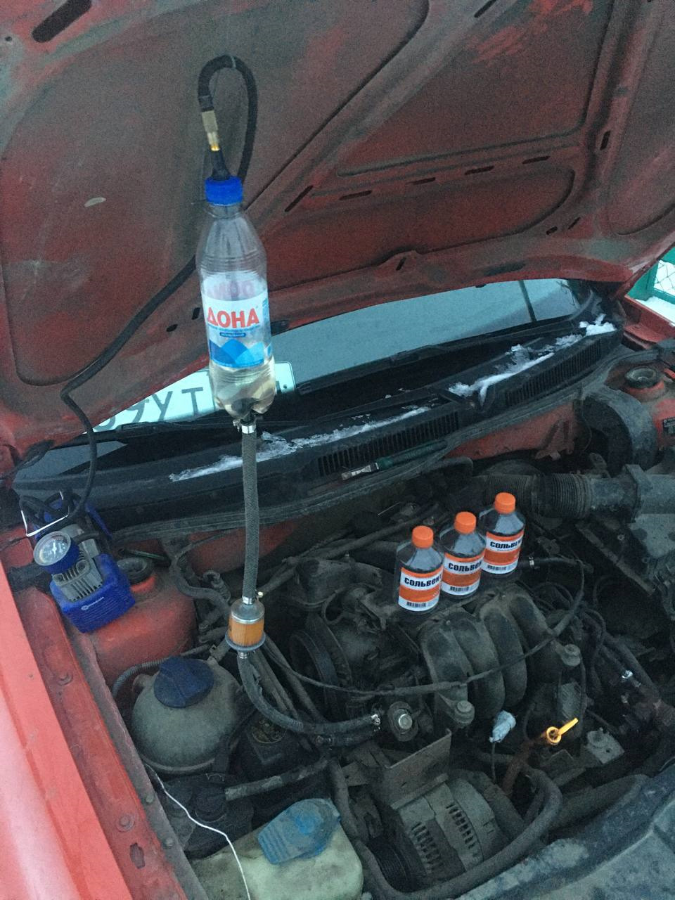 Промывка форсунок сольвентом. Golf 4. — Volkswagen Golf Mk4, 1,6 л ...