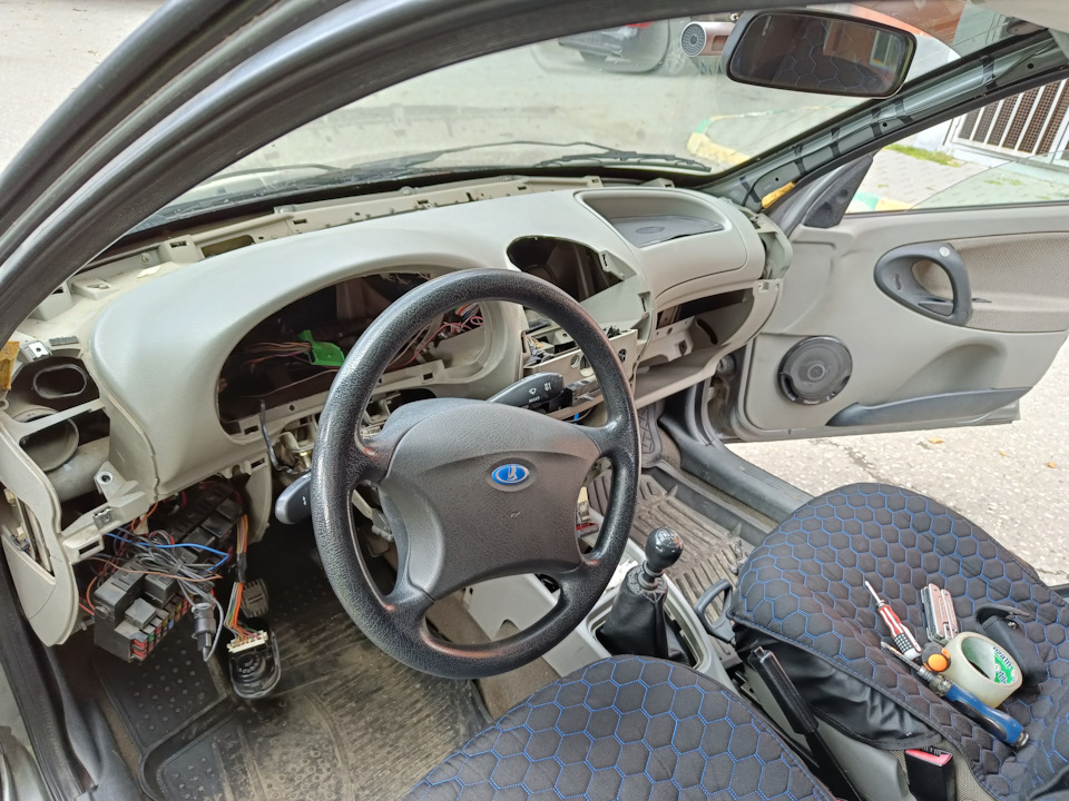 Ремонт печки, установка САУКУ и испарителя кондиционера — Lada Калина ...