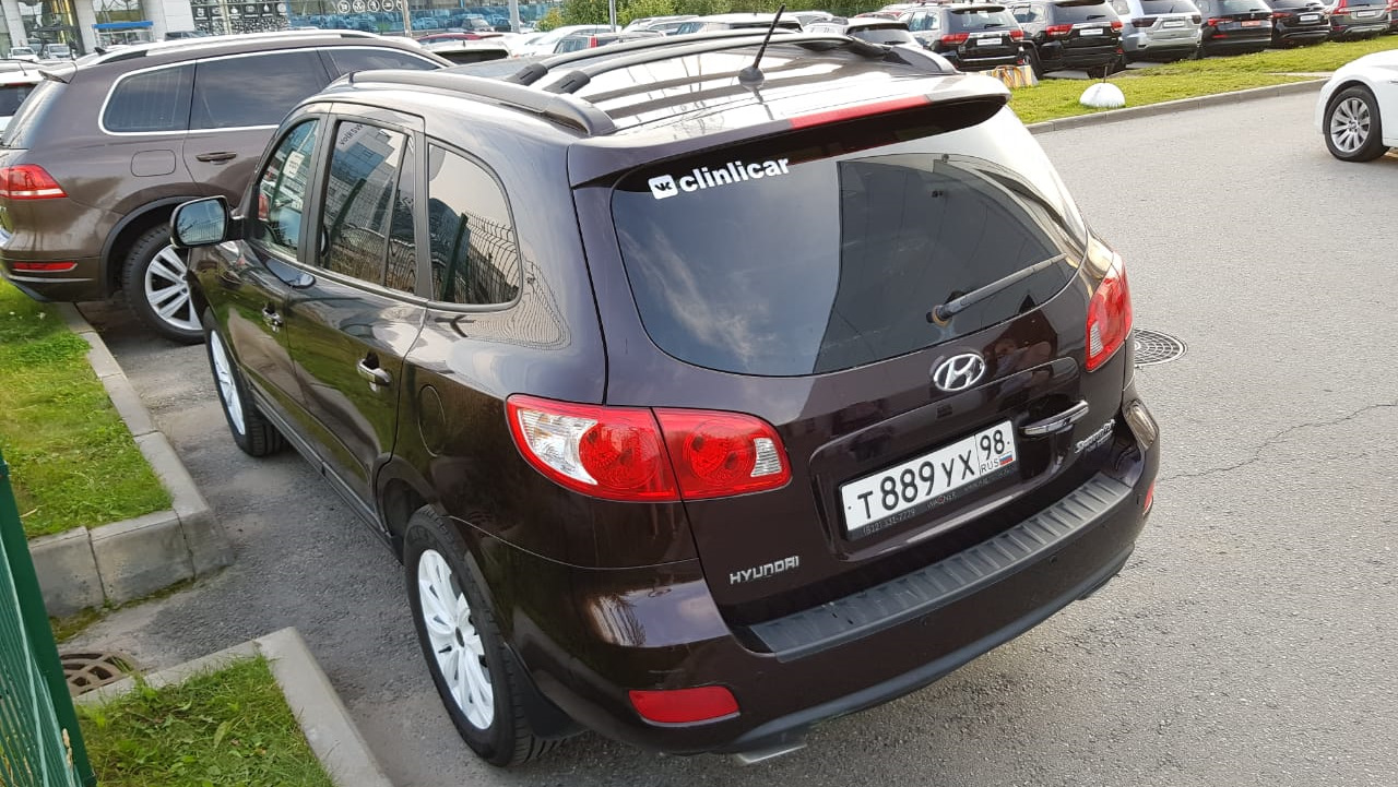 Hyundai Santa Fe (2G) 2.7 бензиновый 2008 | 2.7 AT GLS на DRIVE2