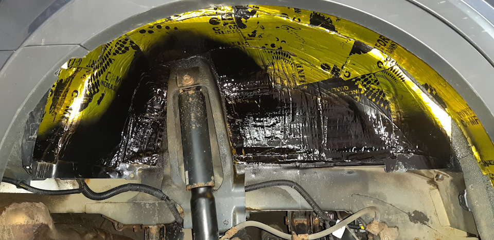 Шумоизоляция колесных арок Шевроле Каптива — Центр Электропатаж на DRIVE2