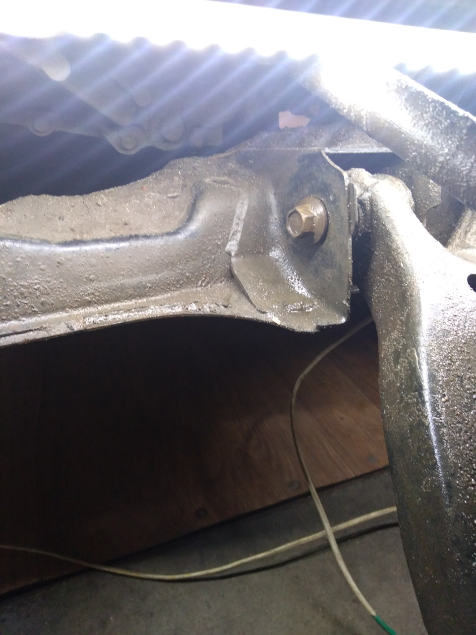 Сайлентблоки переднего Левого рычага. — Honda CR-V (RE), 2 л, 2008 года ...