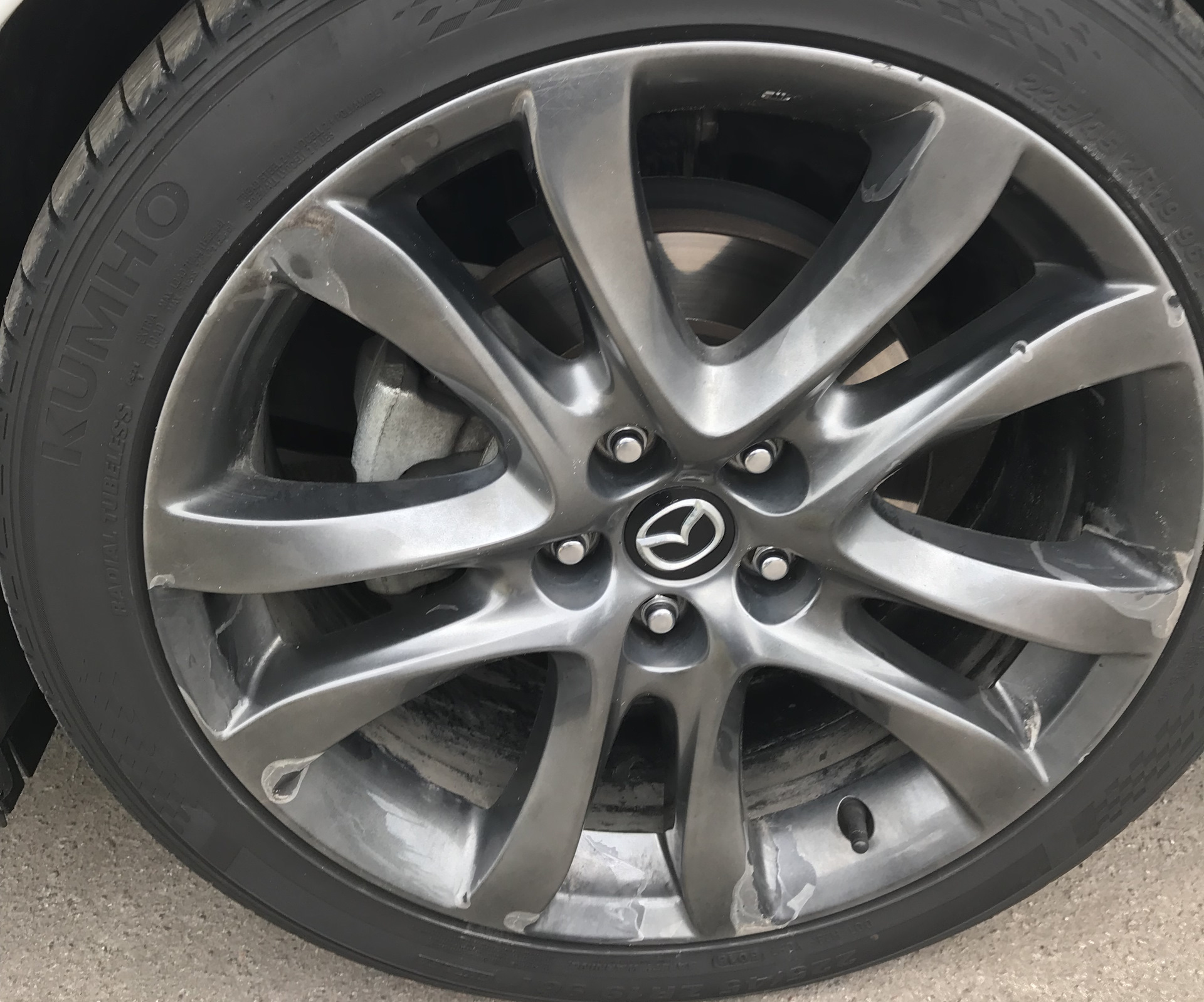 Диски мазда 6. Мазда 6 r19 графит. Mazda 6 GH графитовые диски.