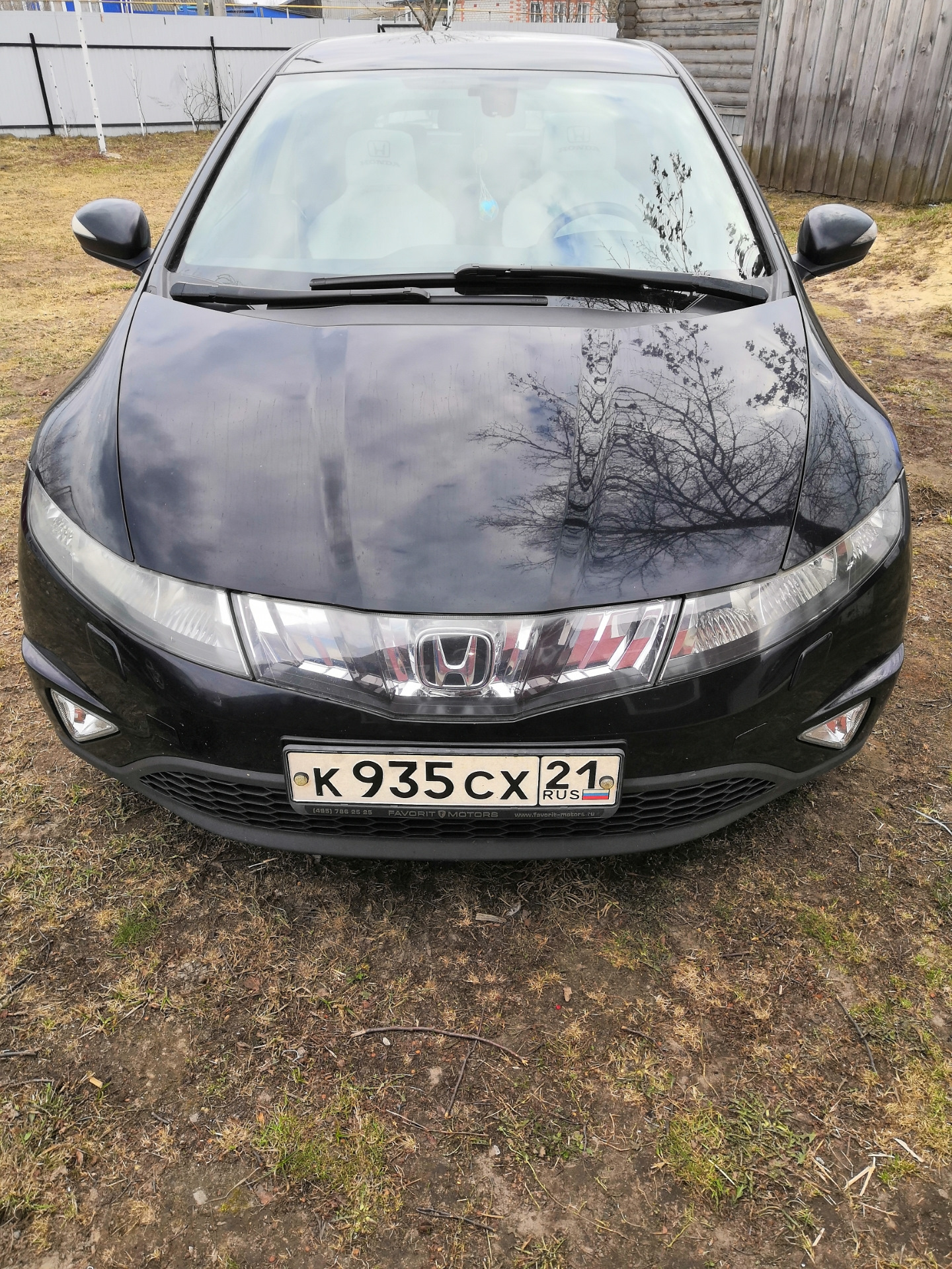 Замена фары левой на б/у — Honda Civic 5D (8G), 1,8 л, 2008 года ...