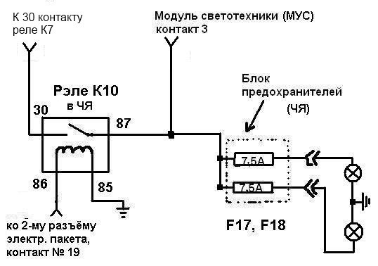 Подключение птф через мус Подключение птф через блок комфорта приора - Lada 21121, 1,5 л, 2004 года тюнинг