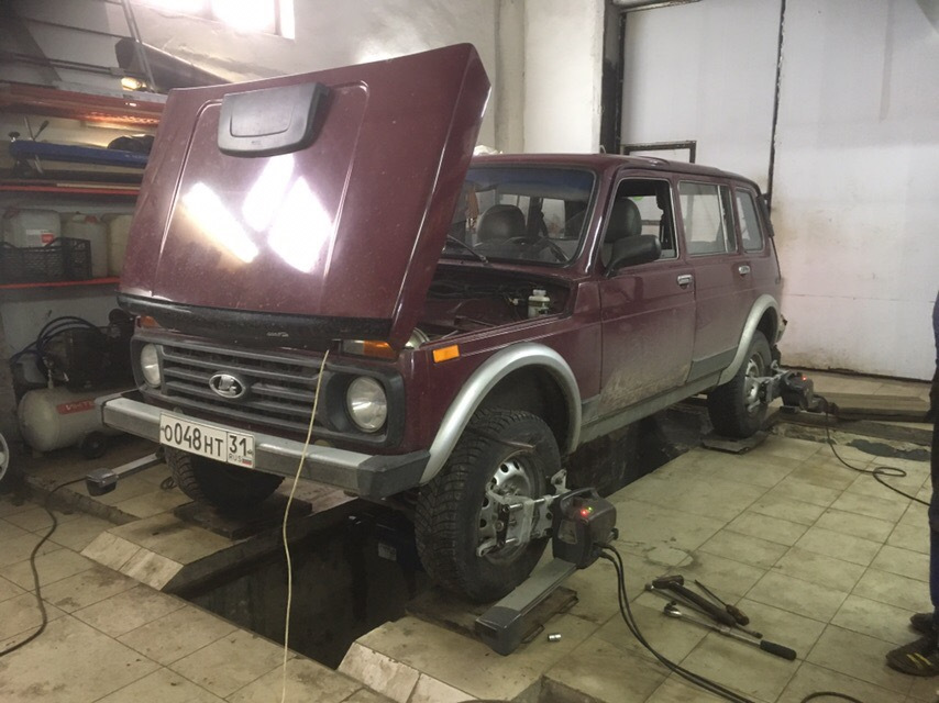 Замена поворотных кулаков — Lada 4x4 5D, 1,7 л, 2003 года | своими ...