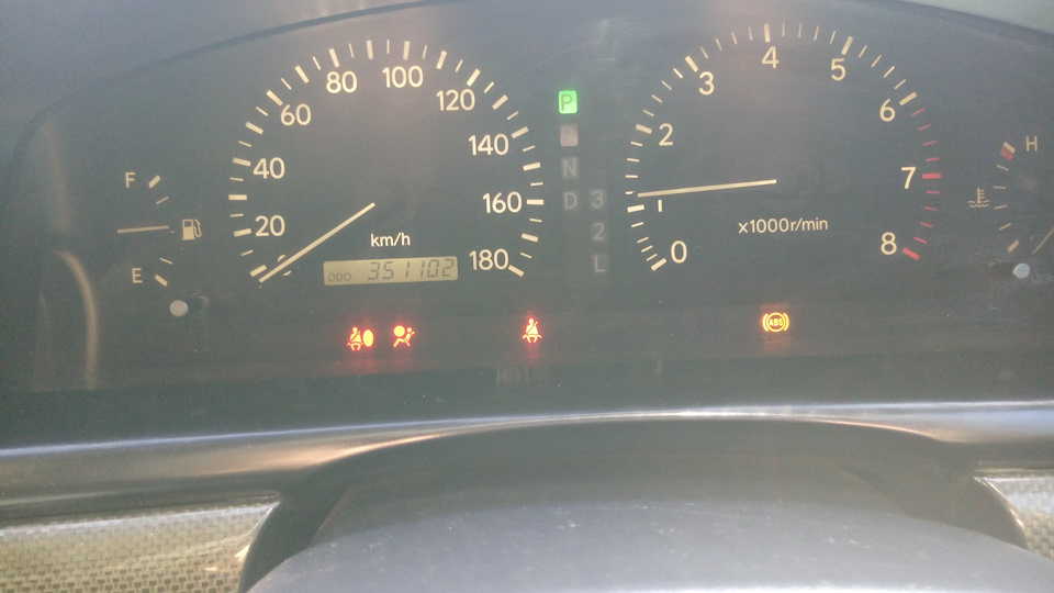 Датчики на приборной панели — Toyota Chaser (100), 2,5 л, 1998 года ...