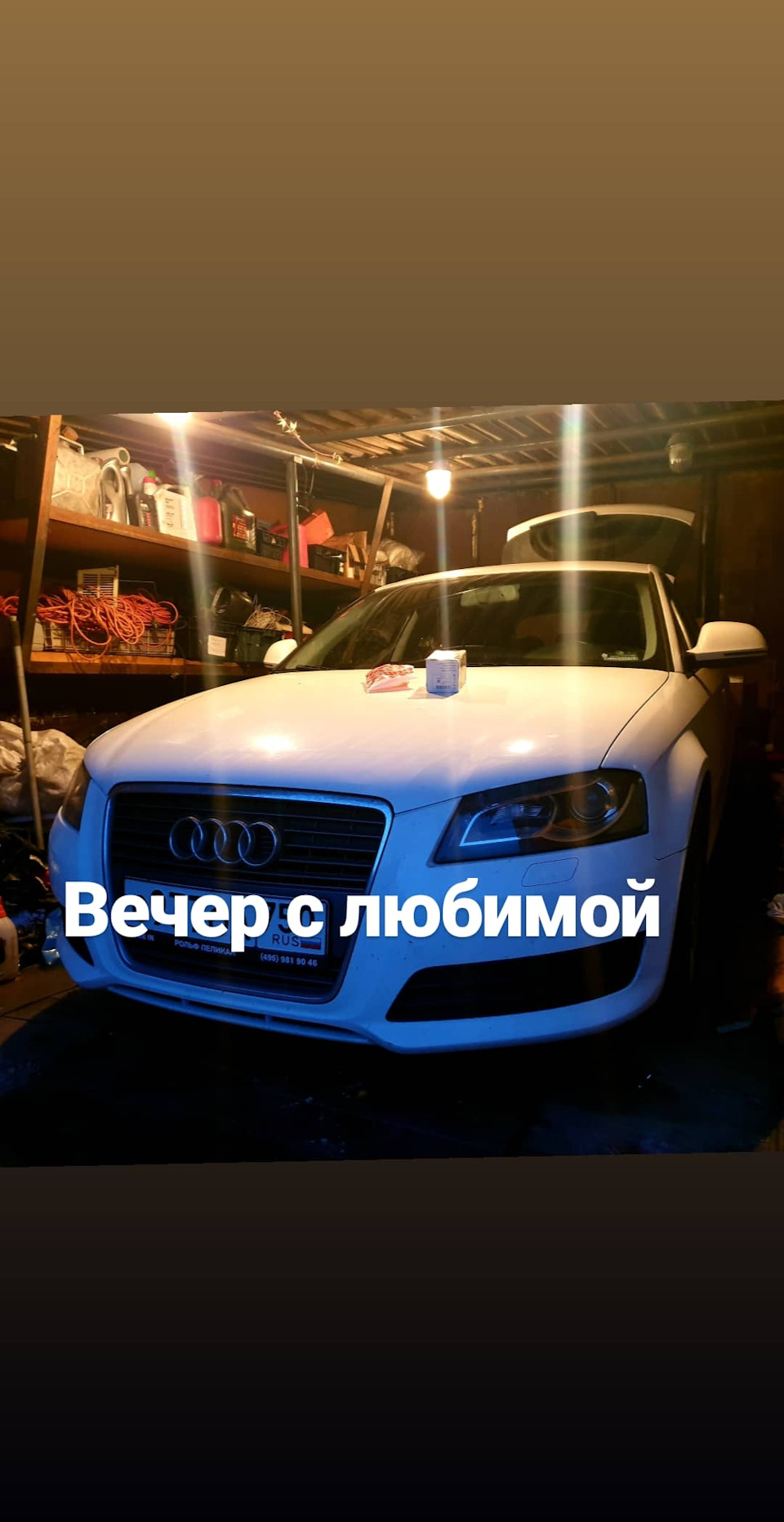 Первая замена масла — Audi A3 Sportback (8PA), 1,6 л, 2009 года ...