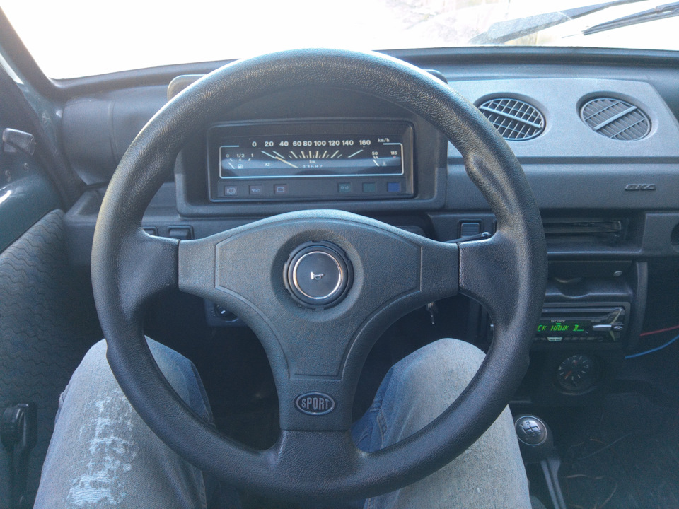 Руль "Вираж Sport" установлен — Lada Ока 11113, 0,7 л, 2006 года ...