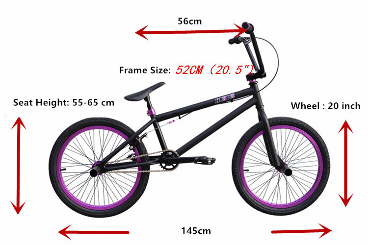 Bmx по росту таблица