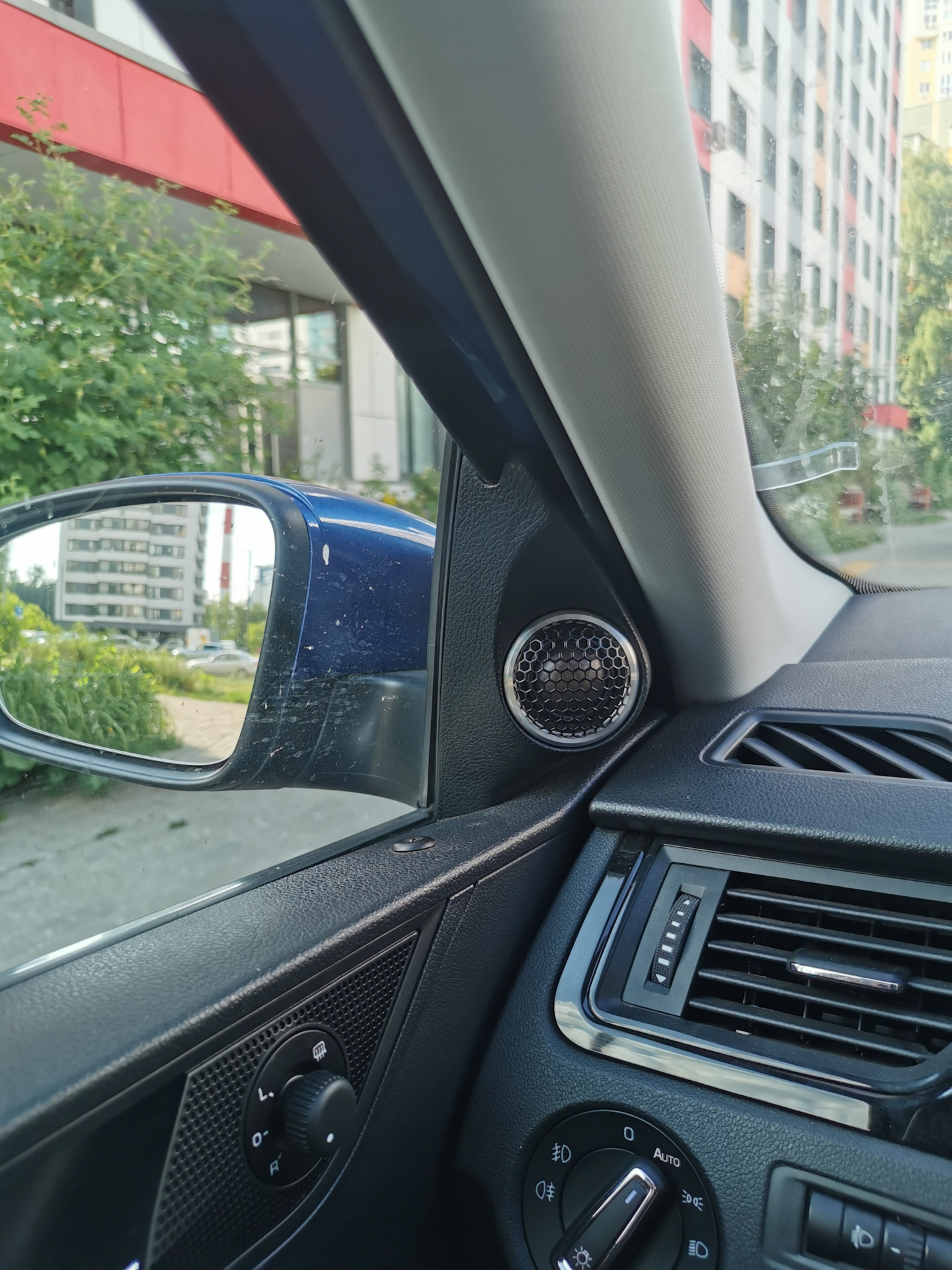 ВЧ Best Balance A25T в уголки зеркал — Skoda Rapid (1G), 1,6 л, 2018 ...