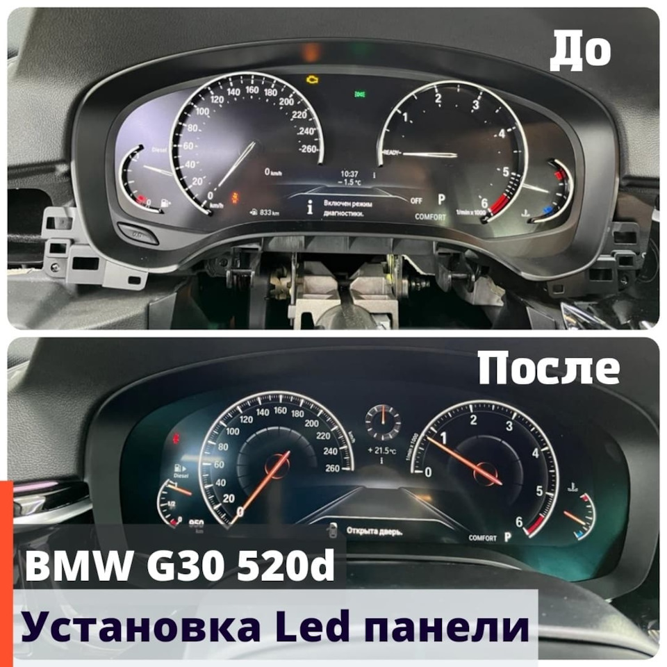 Установка led панели G30 — DRIVE2