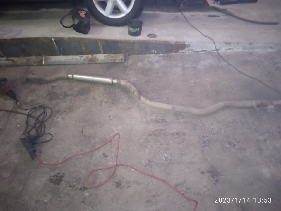 Замена висящего резонатора на мурано z50 — Nissan Murano I, 3,5 л, 2007 ...