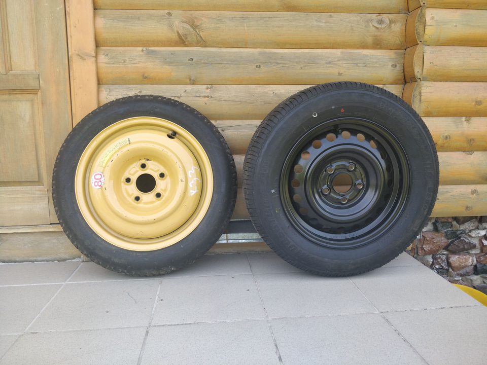 Сравнение со стоковой запаской — Honda Civic 4D (8G)