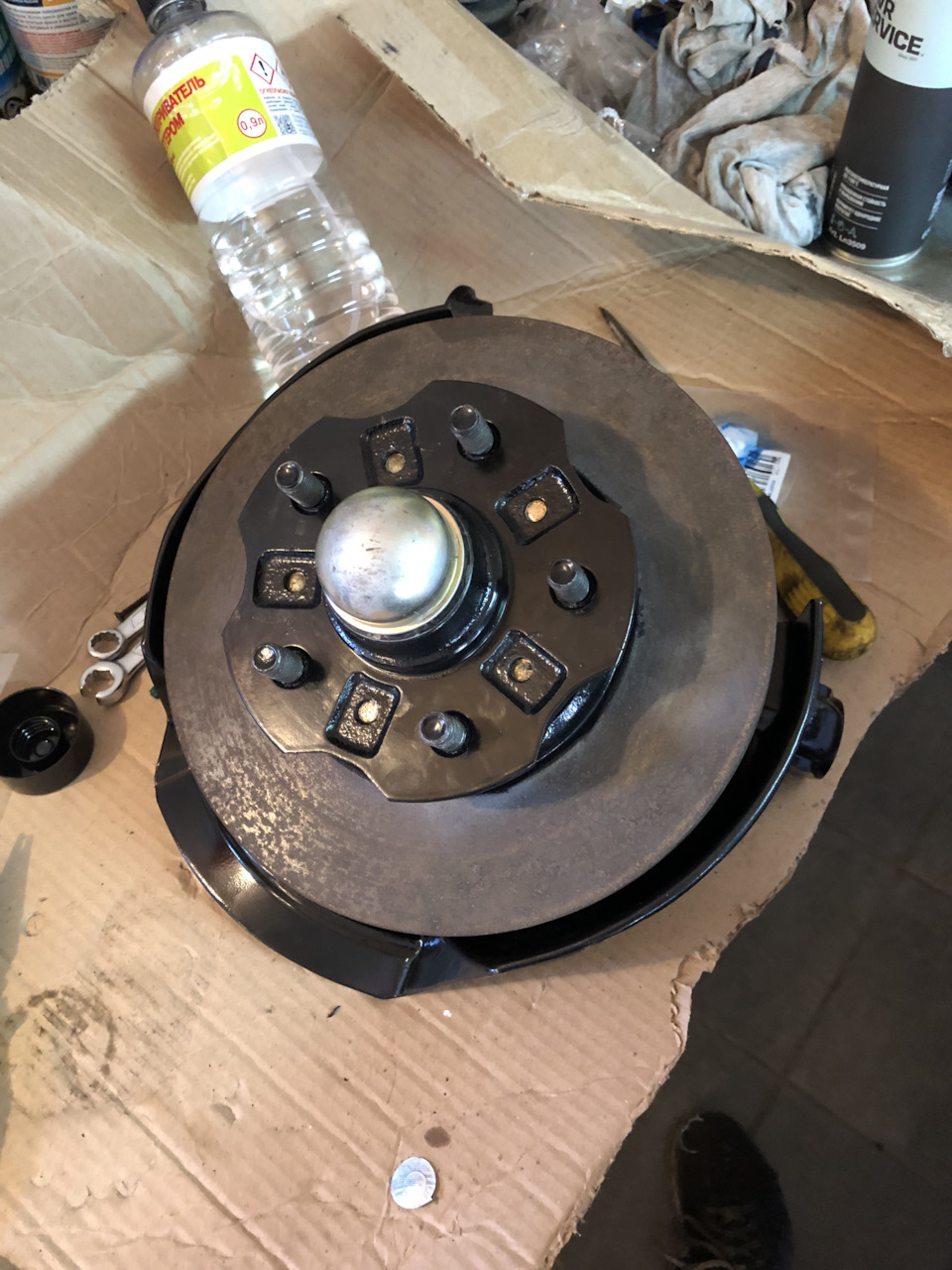 ну и собрал ступицу — Toyota Crown (S120)