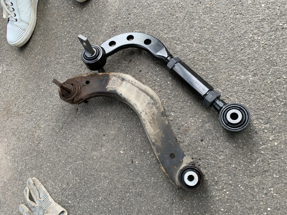 Замена пружин на ТЕХНОРЕССОР и регулируемые рычаги SAT — Honda Civic 4D ...