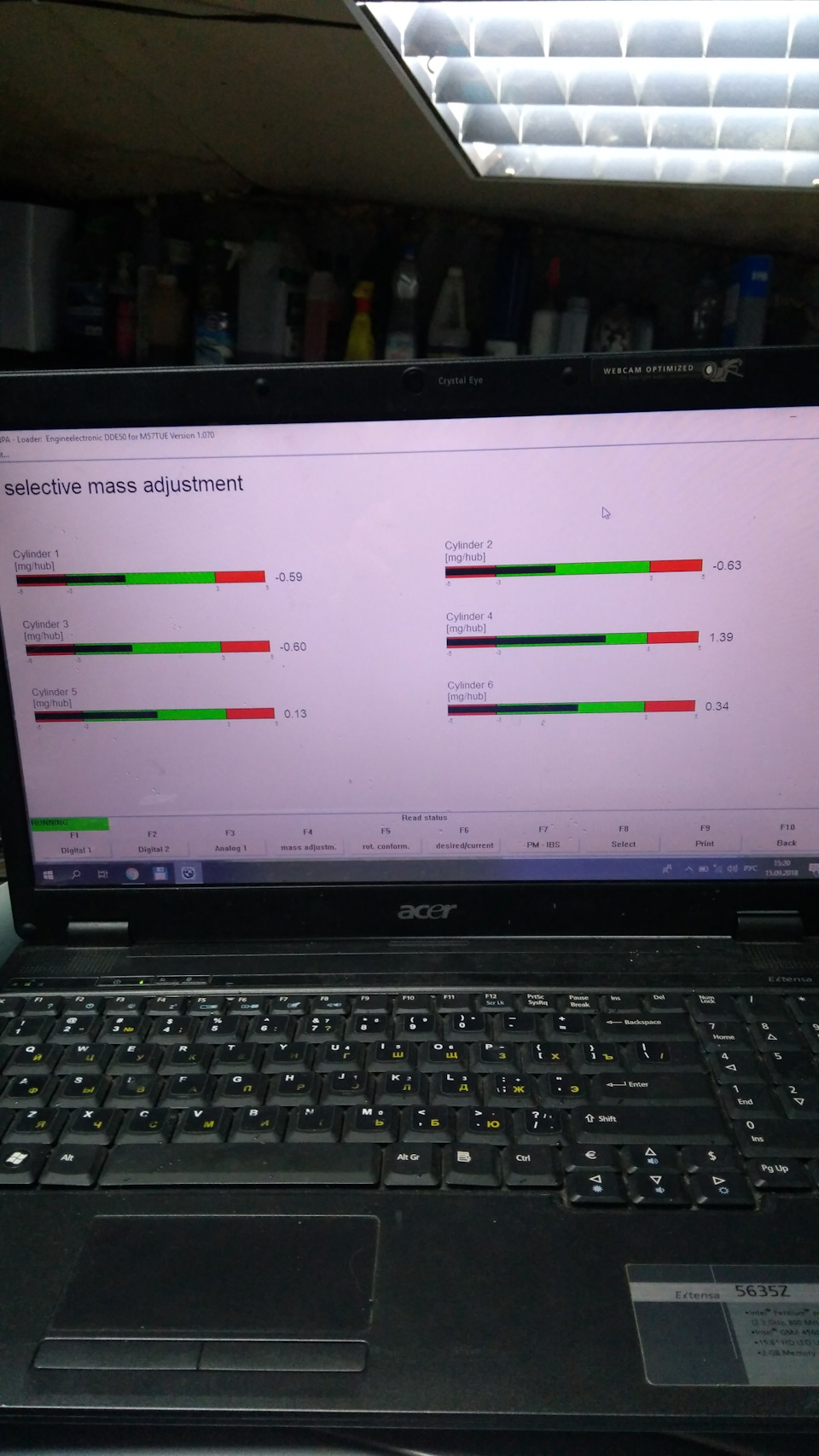 Обратка форсунок и коррекция. — BMW 5 series (E60), 3 л, 2004 года ...
