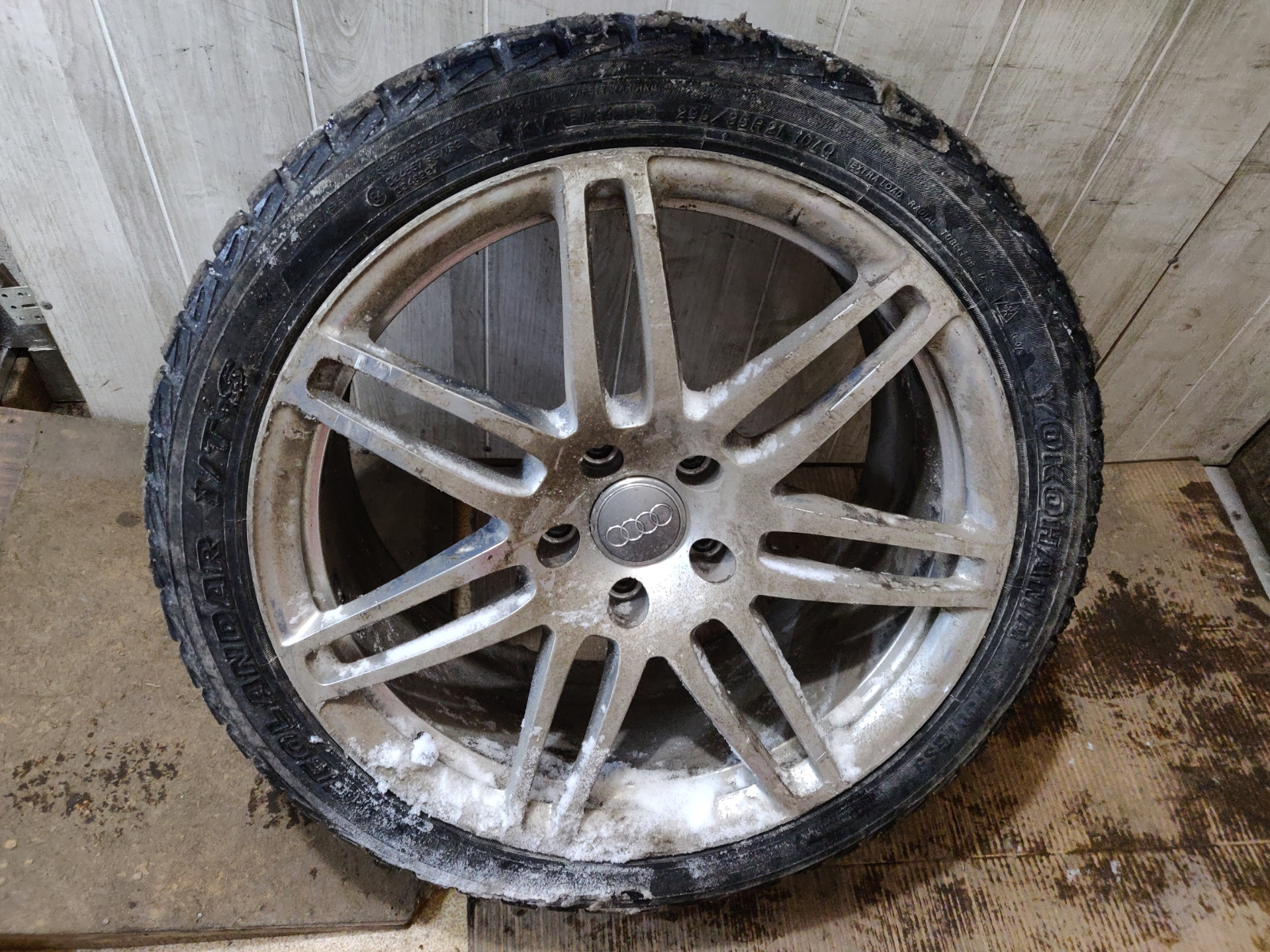 Новая зима и диски))) — Audi Q7 (1G), 3 л., 2006 года | колёсные диски ...