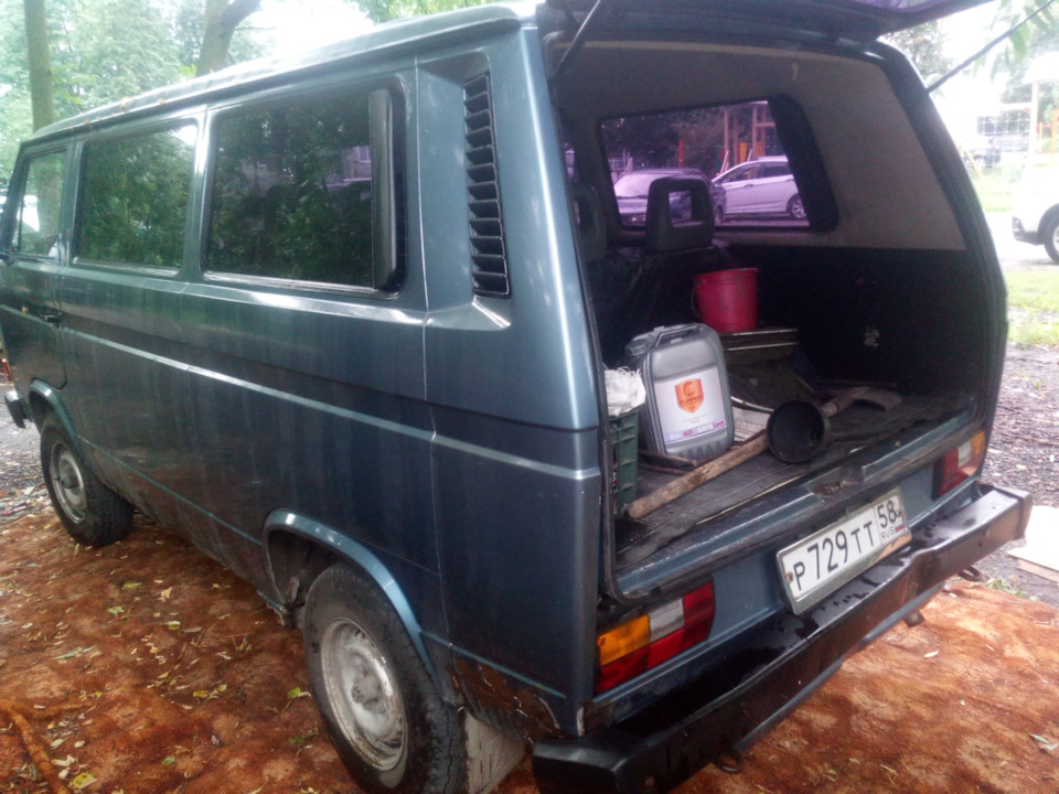 Замена Масла — CUPPER — Volkswagen Transporter T3, 2,1 л, 1989 года ...
