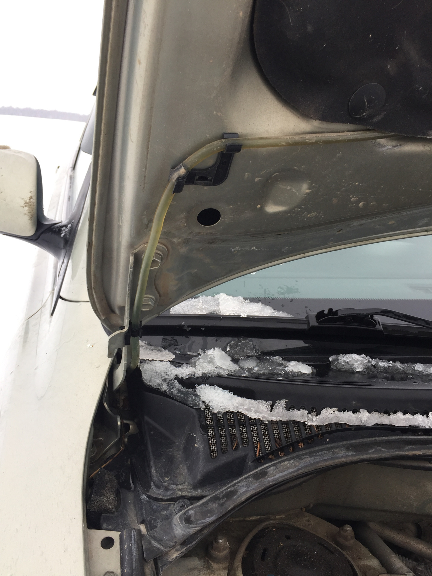 Держатель трубки омывателя (О_О) — Toyota Avensis II, 1,8 л, 2005 года ...