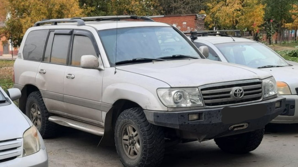 Toyota Land Cruiser 100 4.7 бензиновый 2000 | Боевой Крузак на DRIVE2