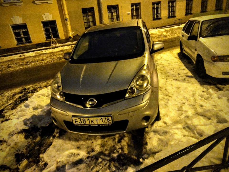 Скрип колеса/провал педали тормоза — Nissan Note (1G), 1,4 л, 2011 года ...